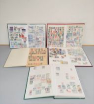 Five collector's stamp albums comprising of Central, Southern American, and Carribean issues to