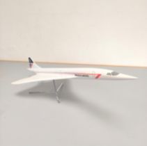 Space Models. 1:36 scale Concorde Foyer Display Model,  of fibre glass construction. Complete with