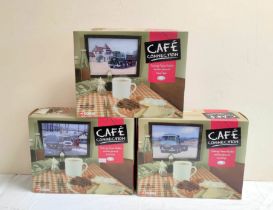 Corgi. Cafe Connection three limited edition sets, to include ERF KV Platform Lorry Richard Read