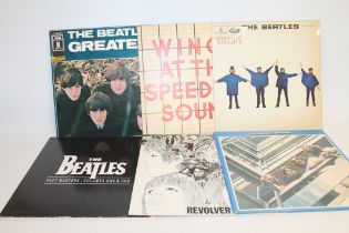 Collection of Beatles records to include The Beatles Greatest (German Pressing), Help!, The