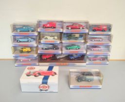 Matchbox. The Dinky Collection seventeen boxed model vehicles to include 1968 Jaguar E Type DY18,