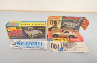 Corgi Toys. James Bond 007 Goldfinger Aston Martin DB5 boxed model vehicle. No 261.