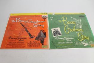 The Benny Goodman Story two record set on Decca, matrix DL78252, DL78253, enhanced for stereo.
