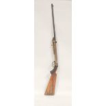 Early 20th century Friedrich Langenhan "The Millita Patent" .177 air rifle with adjustable