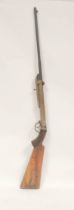 Early 20th century Friedrich Langenhan "The Millita Patent" .177 air rifle with adjustable