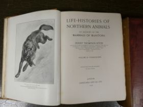 SETON ERNEST THOMPSON.  Life-Histories of Northern Animals, An Account of the Mammals of Manitoba. 2