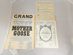 Documents & Ephemera - Pantomimes.  1891 Grand Theatre Leeds. A fine programme for Babes in the Wood