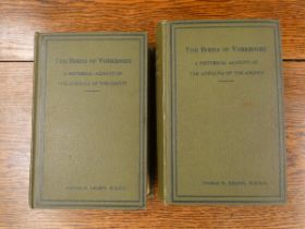 NELSON T. H.  The Birds of Yorkshire. 2 vols. Col. frontis & title. Many illus. Orig. green cloth.