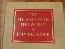DELACOUR JEAN.  The Pheasants of the World. Col. & other plates, maps & diags. Quarto. Orig. cloth