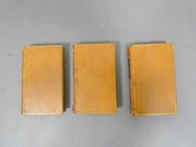 EDGEWORTH MARIA.  Belinda. 3 vols. 12mo. Calf, worn backs, some internal foxing & spotting. 4th ed.,