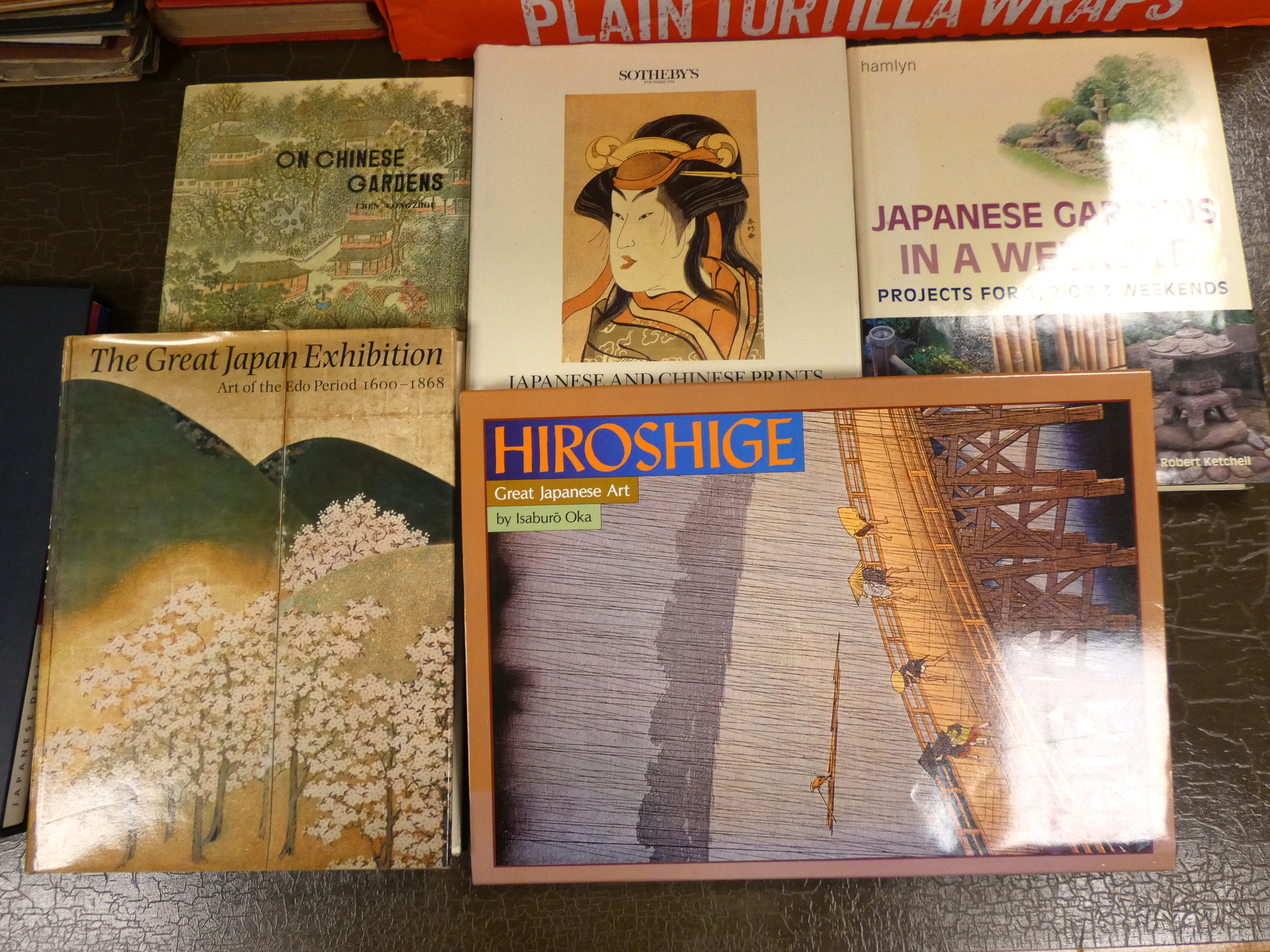 Japanese & Chinese Art, Gardens & Design.  6 various illus. vols.