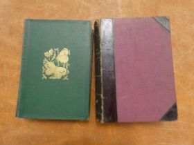 MORRIS REV. F. O.  A History of British Butterflies. Col. plates. Quarto. Orig. green cloth gilt,