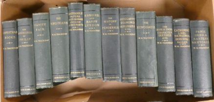 THACKERAY W. M.  Works. 12 uniform vols. Green cloth. 1872.
