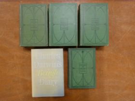 DARWIN CHARLES.  The Variation of Animals & Plants. 2 vols. Orig. green cloth. 1905; also 3 others