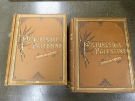 WILSON SIR CHARLES W.  Picturesque Palestine, Sinai & Egypt. 4 vols. Many eng. plates & illus. Large