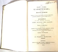 HAMILTON WALTER.  The East India Gazetteer. 862pp. Half title & publisher's adverts. No map. Grained