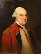 David Martin (Scottish 1737 - 1797) Portrait of Colonel William Hunter, 1772, bust length in scarlet