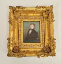 Archibald Dyer Birnie ("Miniature Painter") James Grant of Bught (Inverness), 1822. Oil (damage &
