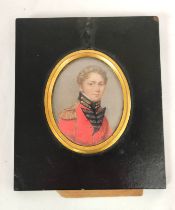 Early 19th cent. miniaturist Rt Hon. Charles Grant, Lord Glenelg. Oval, 6 cms x 4.5 cms., in