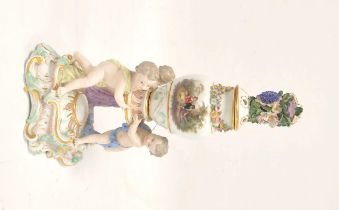 Meissen porcelain centerpiece circa late 19th/early 20th century.