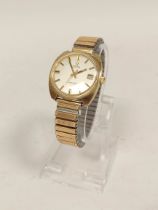 Gents Omega Seamaster Cosmic watch, automatic c1972 Ref 166.022, in 20 micron gold plated case.