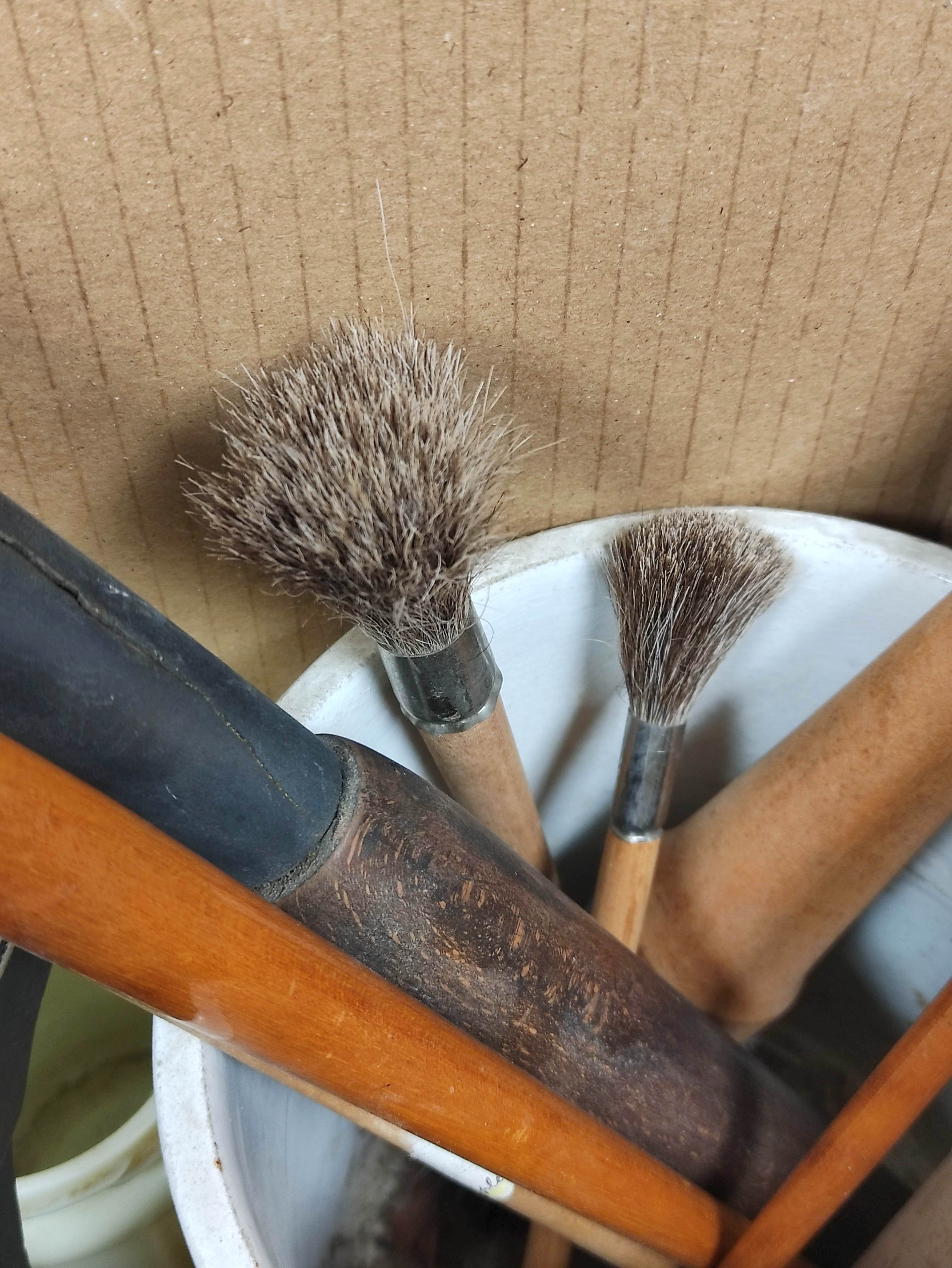 Box of bookbinding equipment to include letter and number stamps, brass gouges. - Image 6 of 7