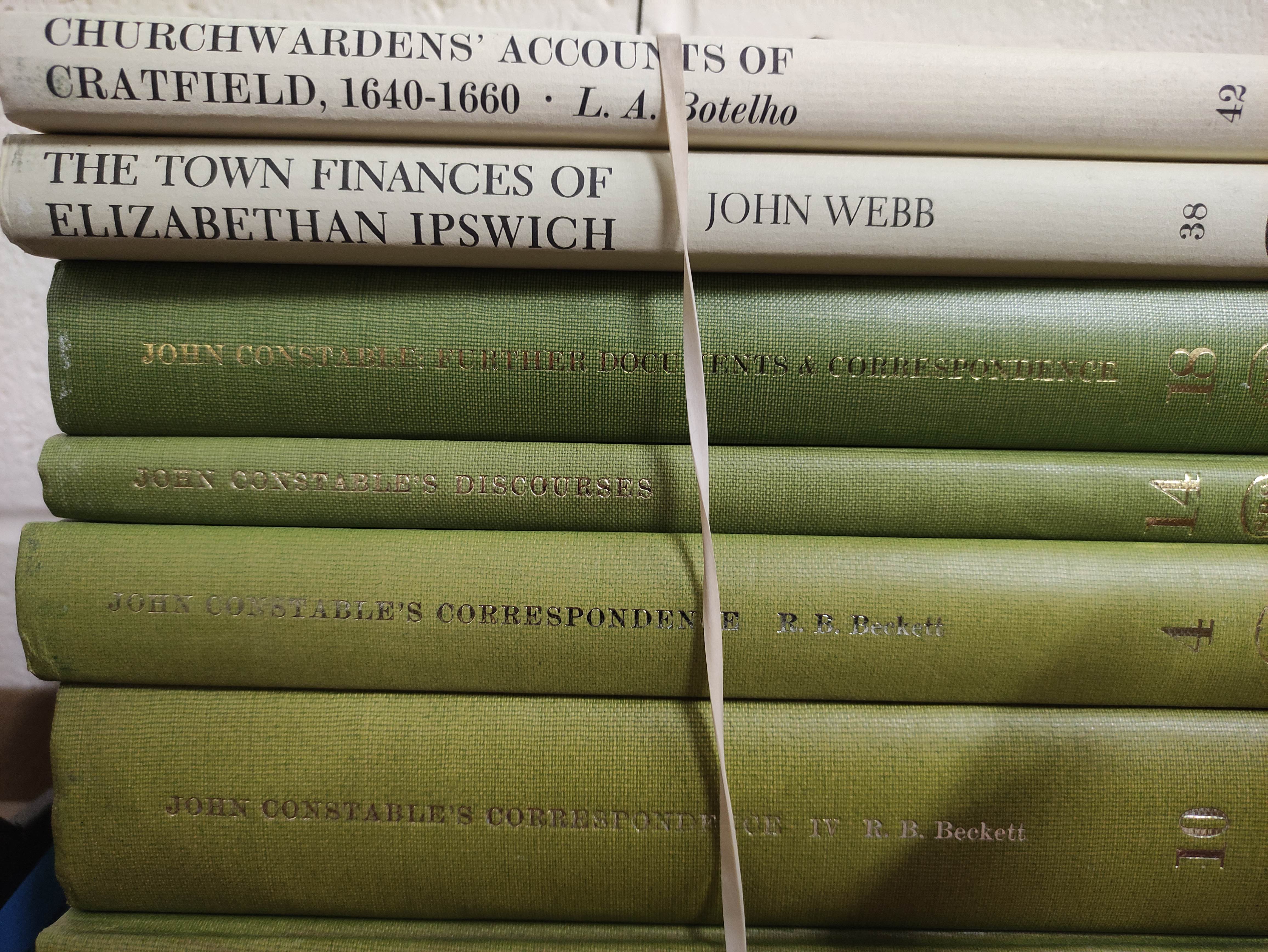 SUFFOLK RECORDS SOCIETY. 10 various vols. in orig. green cloth, two in d.w's. - Image 4 of 6