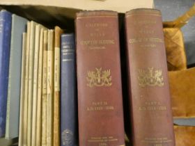 Local History. A carton of vols., Wills, Registers & Records.