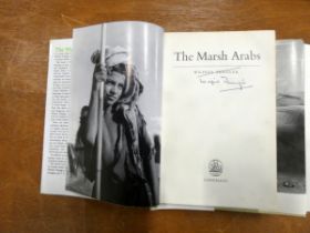 THESIGER WILFRED. Signed volumes. The Marsh Arabs, 2nd imp. in d.w., 1964