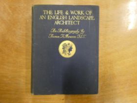 MAWSON THOMAS H. The Life & Work of An English Landscape Architect. Frontis