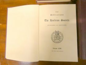HARLEIAN SOCIETY. A Genealogical Guide. 4 vols. Orig. maroon cloth. 1947-1952.