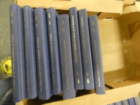SOCIETY OF ANTIQUARIES OF SCOTLAND. Proceedings. A run from vol. 111 to 150 with one or two lacking