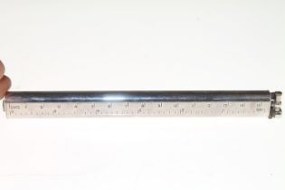 Novelty Dunhill silver-plated ruler lighter, 9'.