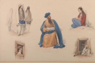 AFTER JAMES ATKINSON (British 1780-1852) His Majesty Shah Shoojah-ool Moolk (Sketches in