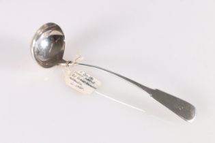 Scottish Provincial silver toddy ladle by Robert Naughten, Inverness, circa 1820, 32g.