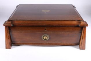 Canteen of A1 silver plated flatware by Martin Hall and Co. in mahogany case.