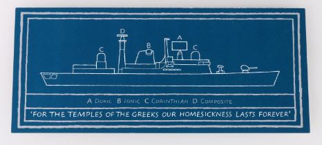 IAN HAMILTON FINLAY (Scottish 1925-2006) *ARR* A Doric B Ionic C Corinthian D Composite For The