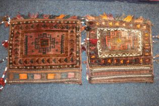 Two Eastern saddle bags, 53cm x 53cm.