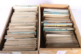 Two boxes containing approximately 1300 postcards of mixed interest including Scotland, England,