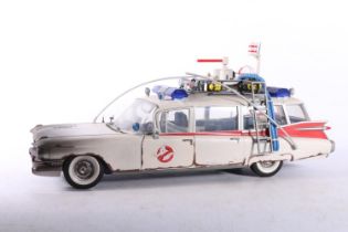 Hasbro 8F0F2 Ghostbusters ECTO-1 Cadillac, Plasma Series, boxed.