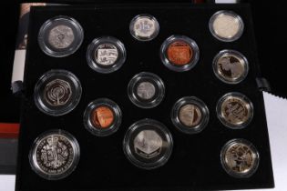 The Royal Mint UNITED KINGDOM Queen Elizabeth II (1952-2022) premium proof coin set 2021 (fourteen