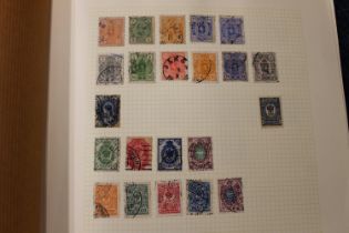 Stamp collection across albums and folders to include 19th and 20th century used, countries