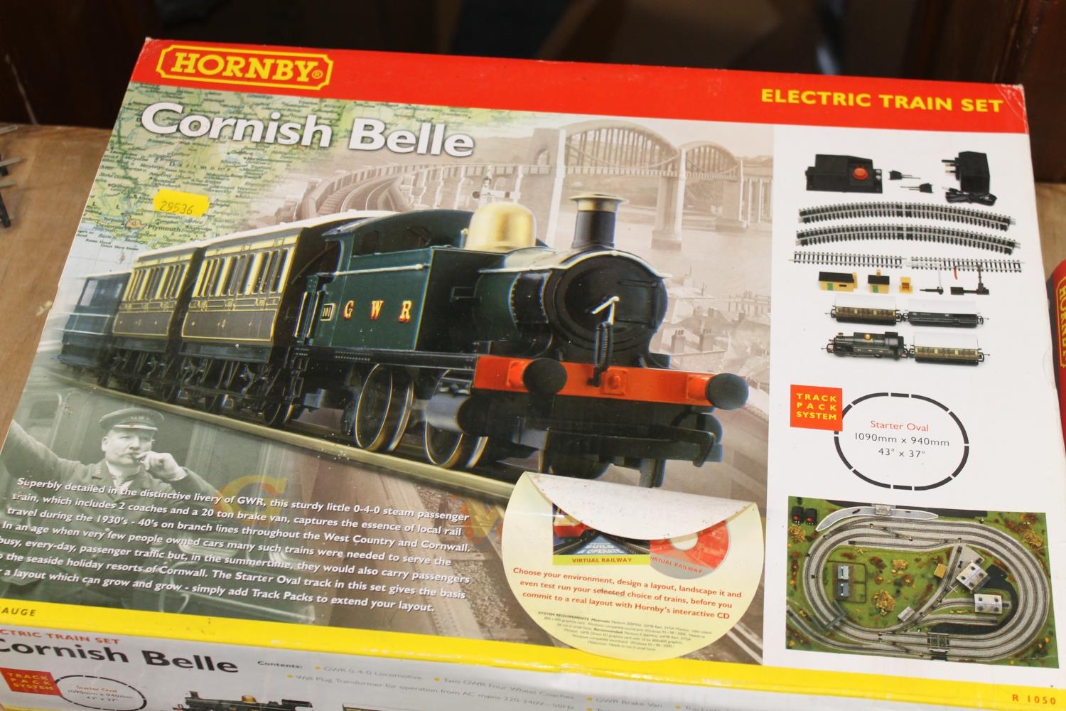 Hornby OO gauge model railways R1050 Cornish Belle electric train set with 0-4-0 locomotive 101 GWR, - Image 2 of 3