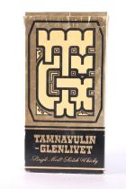 TAMNAVULIN-GLENLIVET 8 year old single malt Scotch whisky, old style bottling, 75° proof, 26 2/3