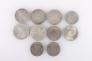 NETHERLANDS Wilhelmina (1890-1948) silver 2.5 gulden 1938 KM#165, Juliana (1948-1980) silver 2.5