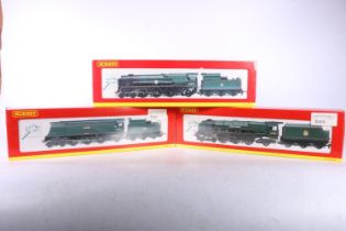 Hornby OO gauge model railways R2231 4-6-2 Duchess of Rutland tender locomotive 46228 BR green