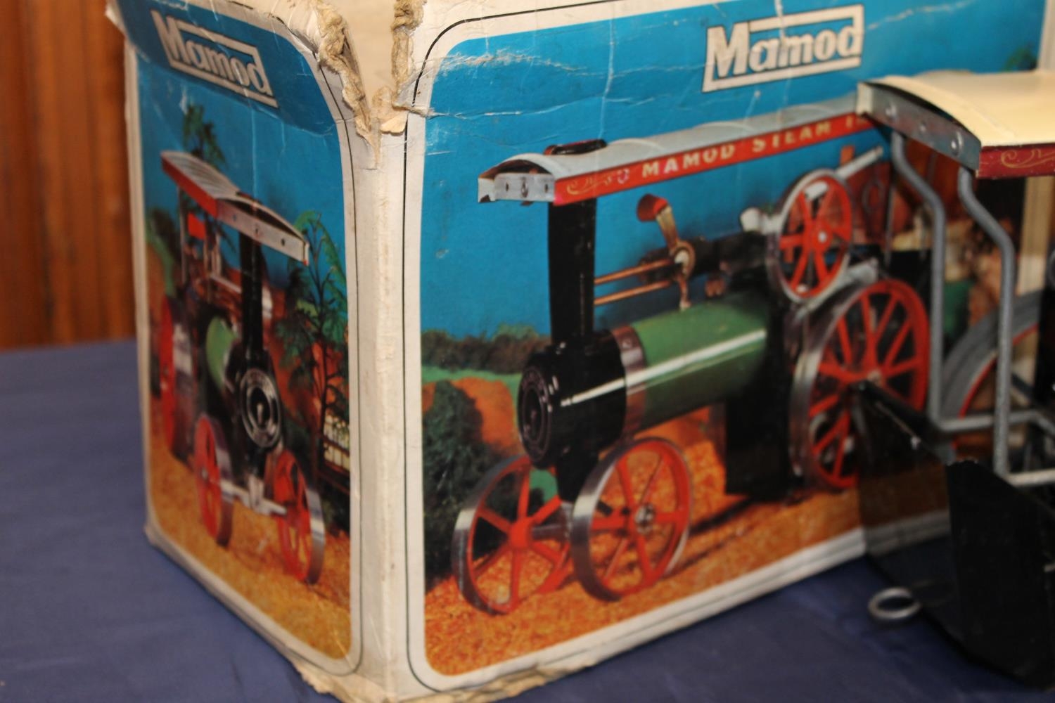 Malins (Engineers) Ltd, Mamod TE1a Steam Tractor live steam traction engine, boxed. - Image 3 of 4