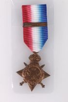 Medal of 3/6430 Private Charles Milne of the 1st Battalion Gordon Highlanders who was killed in