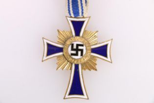 Nazi German Third Reich enamel medal Mother's Cross 1938.
