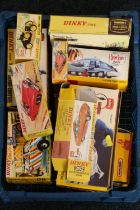 Dinky Toys diecast metal model 100 Lady Penelope's Fab 1, Dinky Toys 101 Thunderbirds 2 & 4, Dinky